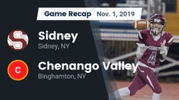 Recap: Sidney  vs. Chenango Valley  2019