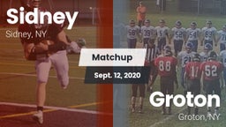 Matchup: Sidney vs. Groton  2020