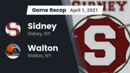 Recap: Sidney  vs. Walton  2021
