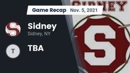 Recap: Sidney  vs. TBA 2021
