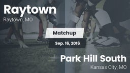 Matchup: Raytown  vs. Park Hill South  2016