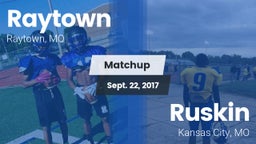 Matchup: Raytown  vs. Ruskin  2017