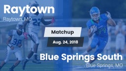 Matchup: Raytown  vs. Blue Springs South  2018