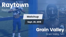 Matchup: Raytown  vs. Grain Valley  2018