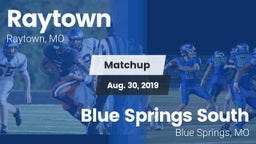 Matchup: Raytown  vs. Blue Springs South  2019