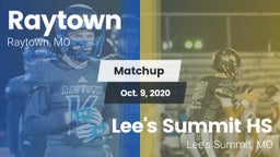 Matchup: Raytown  vs. Lee's Summit HS 2020