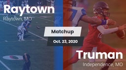 Matchup: Raytown  vs. Truman  2020