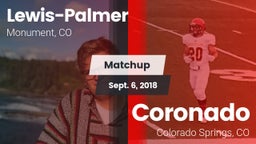 Matchup: Lewis-Palmer vs. Coronado  2018