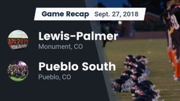 Recap: Lewis-Palmer  vs. Pueblo South  2018
