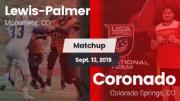 Matchup: Lewis-Palmer vs. Coronado  2019