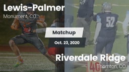 Matchup: Lewis-Palmer vs. Riverdale Ridge 2020