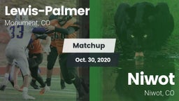 Matchup: Lewis-Palmer vs. Niwot  2020