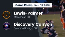 Recap: Lewis-Palmer  vs. Discovery Canyon  2020