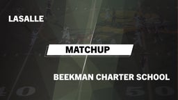 Matchup: LaSalle vs. Beekman Charter School 2016