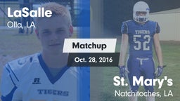 Matchup: LaSalle vs. St. Mary's  2016