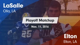 Matchup: LaSalle vs. Elton  2016