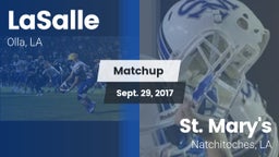 Matchup: LaSalle vs. St. Mary's  2017