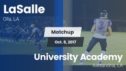 Matchup: LaSalle vs. University Academy 2017