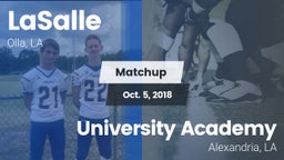 Matchup: LaSalle vs. University Academy 2018