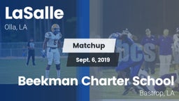 Matchup: LaSalle vs. Beekman Charter School 2019