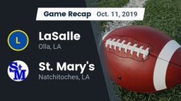 Recap: LaSalle  vs. St. Mary's  2019