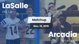 Matchup: LaSalle vs. Arcadia  2019