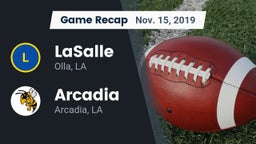 Recap: LaSalle  vs. Arcadia  2019