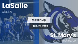 Matchup: LaSalle vs. St. Mary's  2020