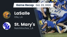 Recap: LaSalle  vs. St. Mary's  2020
