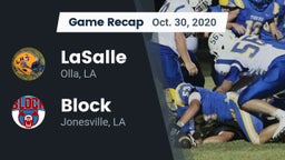 Recap: LaSalle  vs. Block  2020
