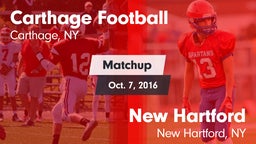 Matchup: Carthage vs. New Hartford  2016