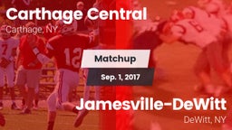 Matchup: Carthage vs. Jamesville-DeWitt  2017