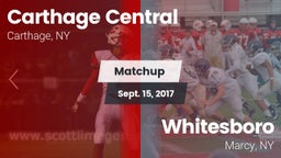 Matchup: Carthage vs. Whitesboro  2017