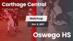 Matchup: Carthage vs. Oswego HS 2017