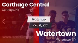 Matchup: Carthage vs. Watertown  2017