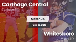 Matchup: Carthage vs. Whitesboro  2018
