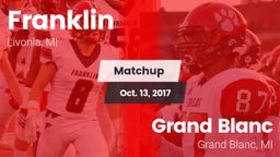 Matchup: Franklin vs. Grand Blanc  2017