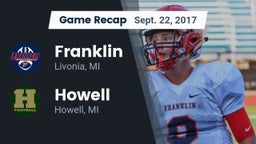 Recap: Franklin  vs. Howell 2017