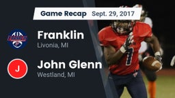 Recap: Franklin  vs. John Glenn  2017