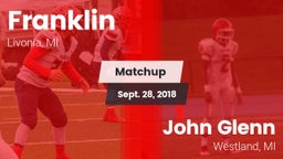 Matchup: Franklin vs. John Glenn  2018