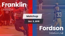 Matchup: Franklin vs. Fordson  2018