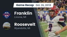 Recap: Franklin  vs. Roosevelt  2018