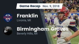 Recap: Franklin  vs. Birmingham Groves  2018