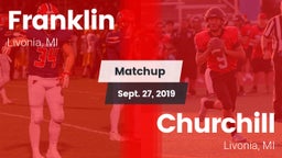 Matchup: Franklin vs. Churchill  2019