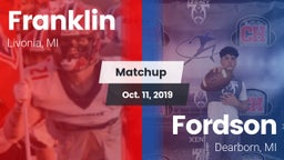 Matchup: Franklin vs. Fordson  2019
