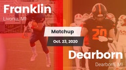 Matchup: Franklin vs. Dearborn  2020