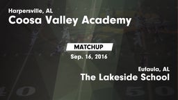 Matchup: Coosa Valley Academy vs. The Lakeside School 2016