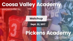 Matchup: Coosa Valley Academy vs. Pickens Academy  2017