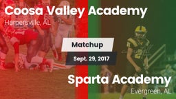 Matchup: Coosa Valley Academy vs. Sparta Academy  2017