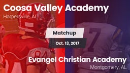 Matchup: Coosa Valley Academy vs. Evangel Christian Academy  2017